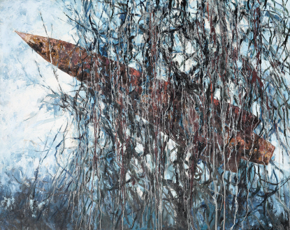Arrow-Root Vine, 2015, Oil on canvas, 130x162cm