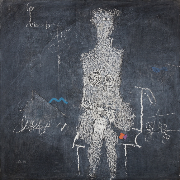 Untitled, 1984, Mixed media, 100x100cm