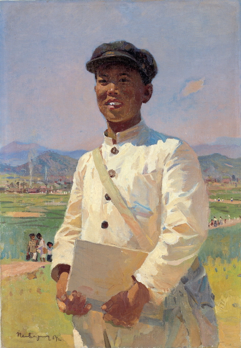 Korean Student, 1953, Oil on canvas, 63.5×43.5cm