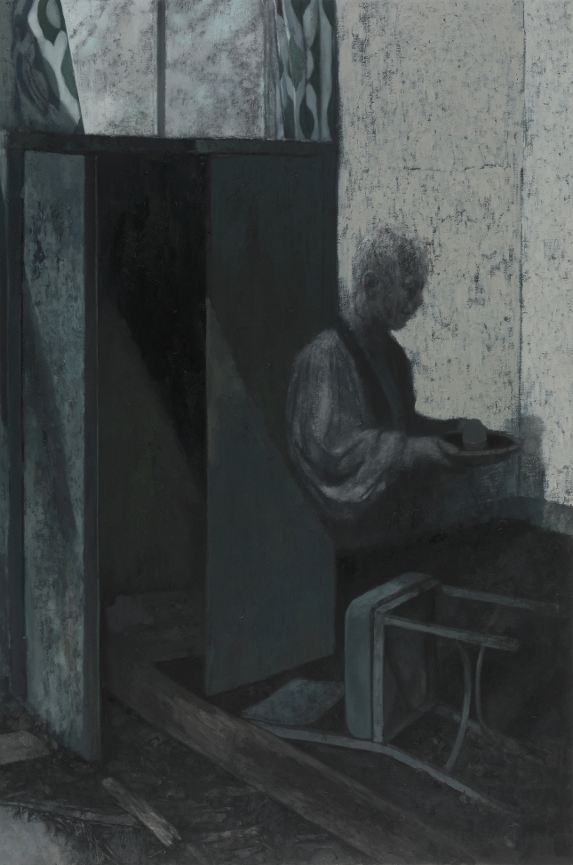 For the Sake of O 1, 2019, Oil on canvas, 145.5x97cm
