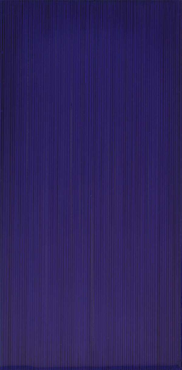 KIM Hyunsik, Who likes K Blue？, 2016, Acrylic on epoxy resin, wooden frame, 40.5x21.5x7cm