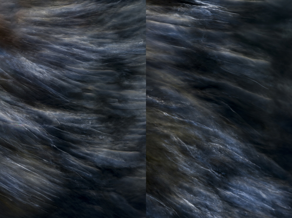 Luminescence, Here and There BL_8-1, 8-2 (Water is Light, and Light is Water), 2016, Archival Pigment Print, 150x100cmx2