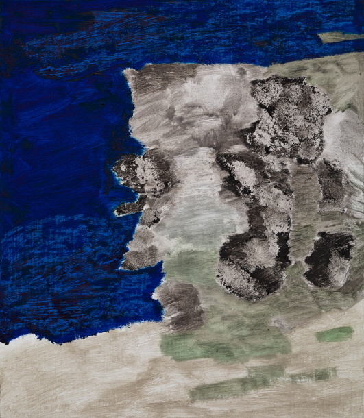Andreas Eriksson, Ephemeral #9, 2019, Oil, acrylic and egg-oil tempera on panel mounted canvas, 38x33cm