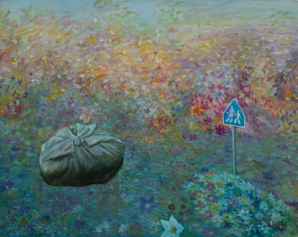 Riddle, 2004, Acrylic on canvas, 72.7x90.9cm