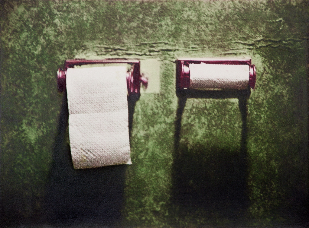 김수강, Toilet-Paper, 1998, Gum Bichromate Print, 37x50cm