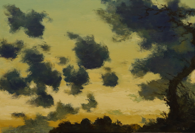 Blue Clouds, 2017, Acrylic on canvas, 112×162.3cm