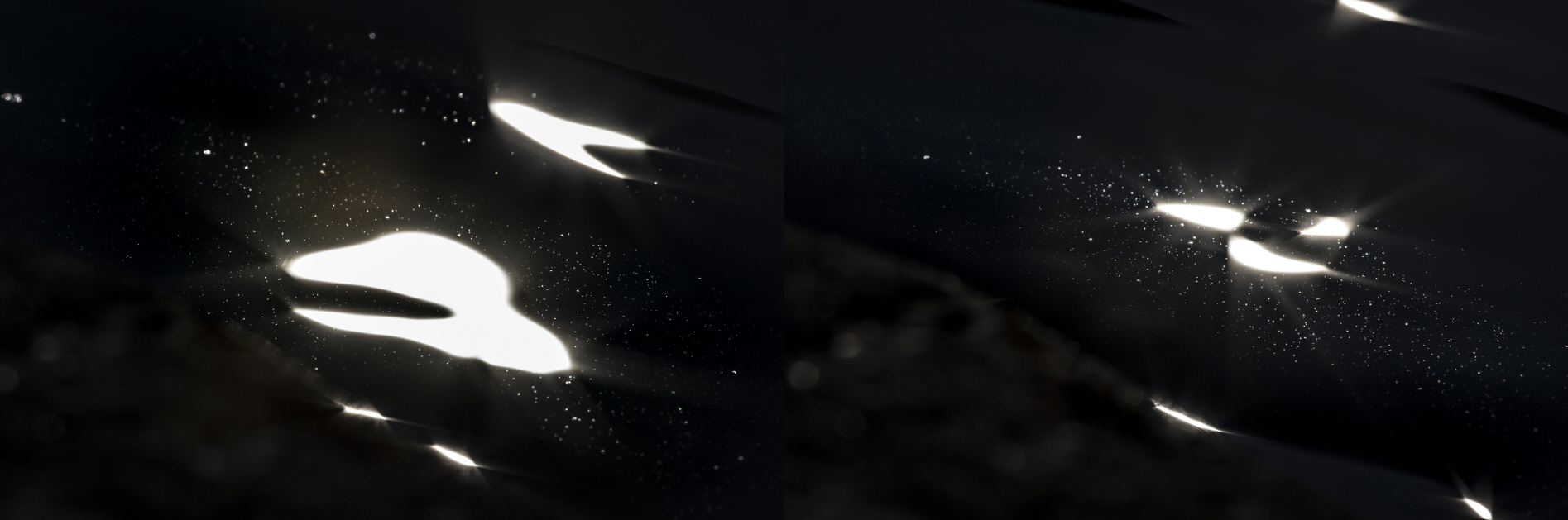 Luminescence, Here and There BWL_6-1, 6-2 (The Star is in Front of Me), 2016, Archival Pigment Print, 100X150cmx2