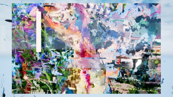 Untitled, 2017, PVC film on Aluminum panel, 68.6x121.7cm