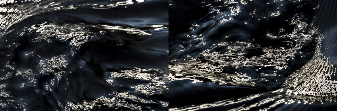 Luminescence, Here and There BL_7-1, 7-2 (Goes Forward and Backwards Freely), 2016, Archival Pigment Print, 100X150cmx2