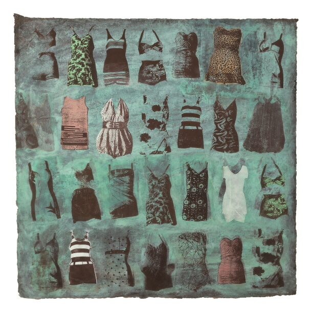 Swimsuit – Memory, 1991, Silkscreen monotype, 77x77cm