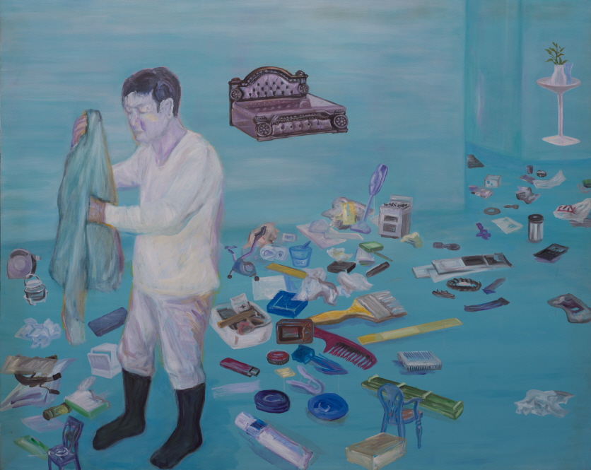 Things out of Pocket, 2012, Acrylic on canvas, 130.3x162.1cm