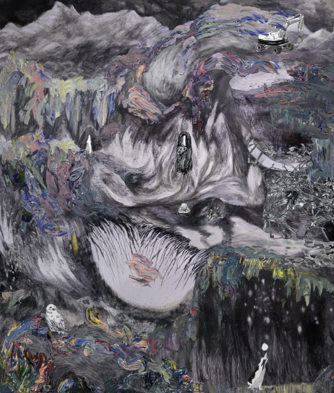Cascade of Remains, 2020, Animated video, Continuous loop (Still image_2)