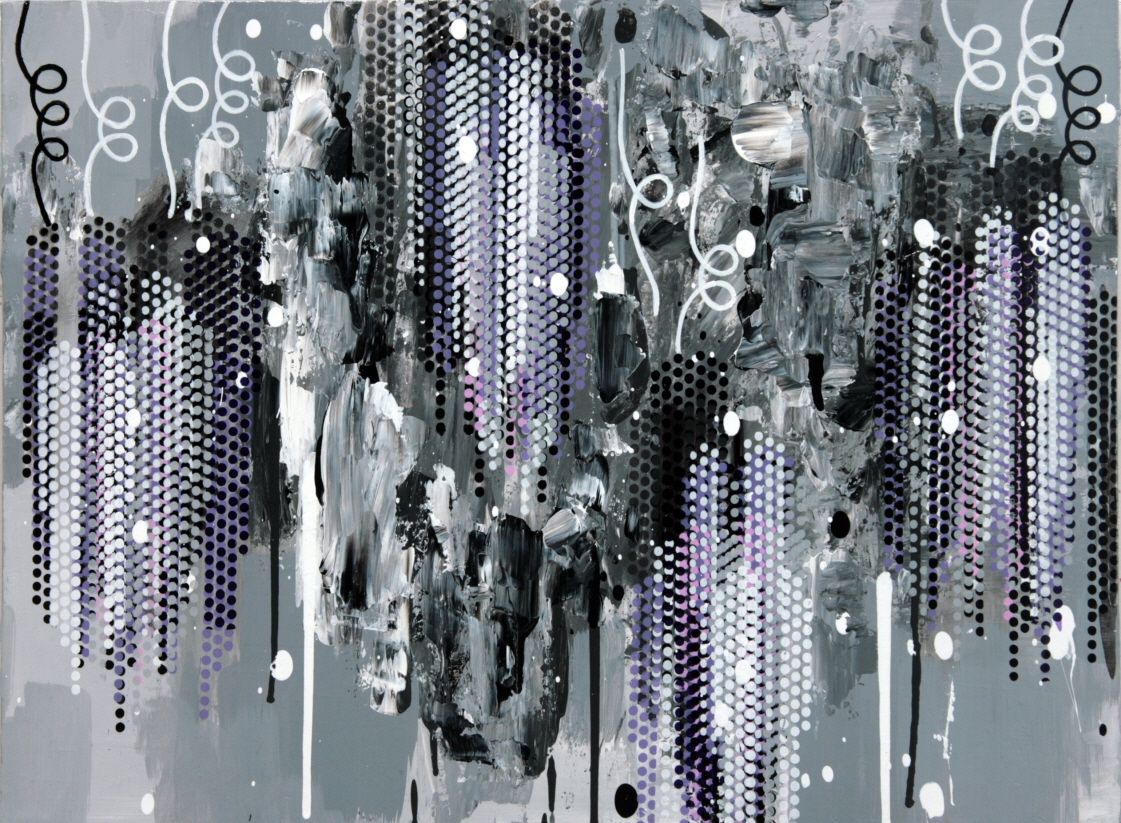 김익모, Pleasant Landscape 1572, 2015, 캔버스에 혼합재료, 60.6x72.8cm