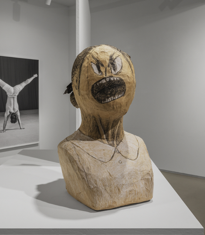 SHIN Min, Workers, 2019, McDonald's french fries sacks, Styrofoam, Pencil, 47x30x27cm