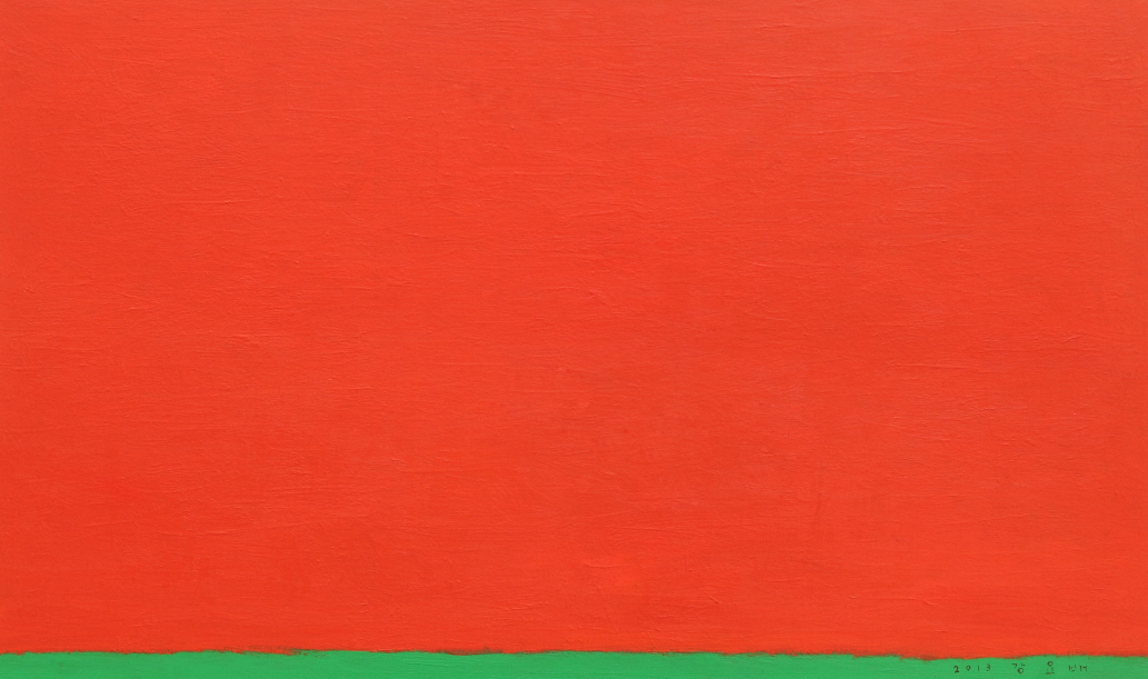 Greenness, 2013, Acrylic on canvas, 97x162cm
