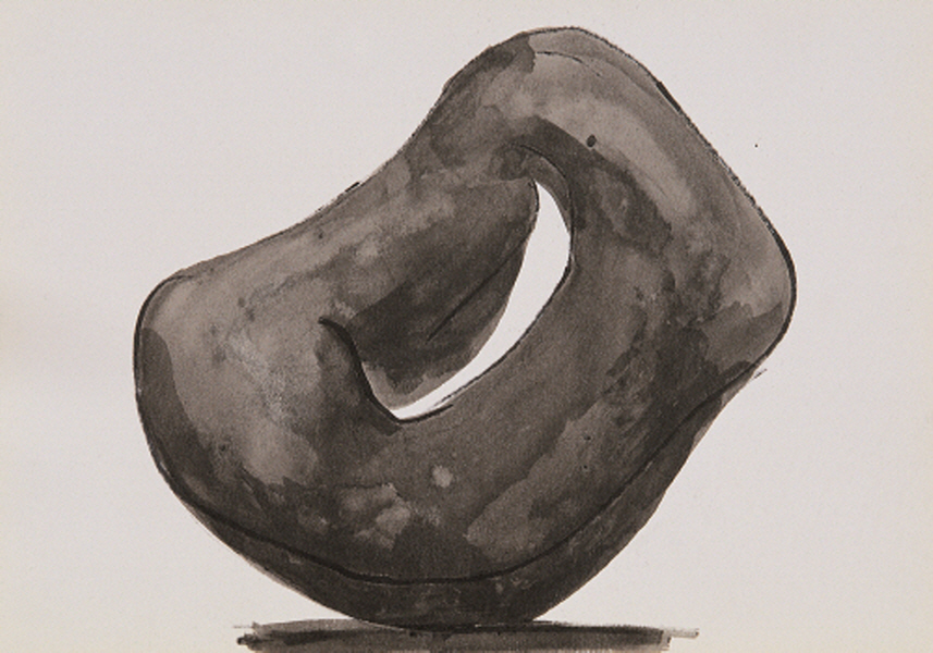 Woosung(又誠) Kim Chong Yung(金鍾瑛, 1915~1982), drawing, 1977, ink and pen on paper, 35x24.5cm ⓒKim Chong Yung Museum