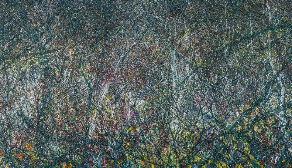 Forest10, 2016, Oil on canvas, 248x436cm