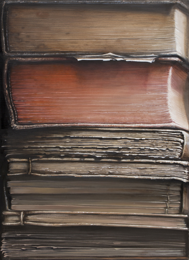 Hardbacks#5, 2015, Oil on canvas, 91x65cm