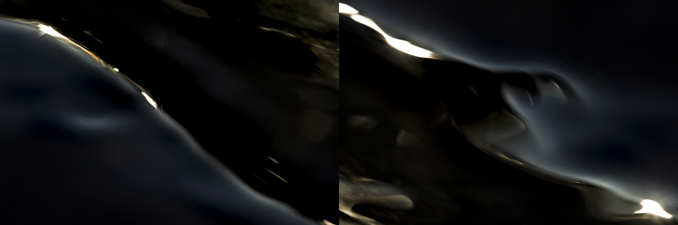 Luminescence, Here and There BL_10-1, 10-2 (Vanishes Abruptly), 2016, Archival Pigment Print, 100X150cmx2
