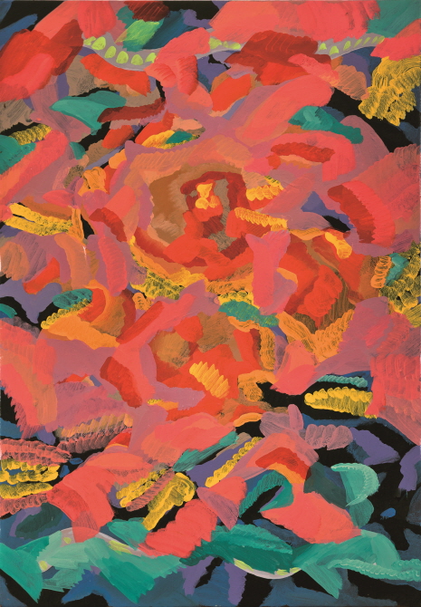 Body Eats Colour 2, 2020, Acrylic on canvas, 65.1x45.5cm