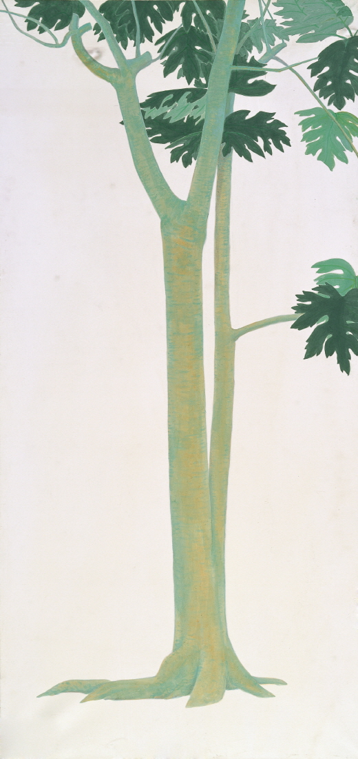 Towards, 2008, Color on Hanji, 158x81cm