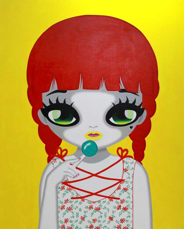 Mari Kim, Miss Peri, 2013, Acrylic on canvas, 162.2x130.3cm
