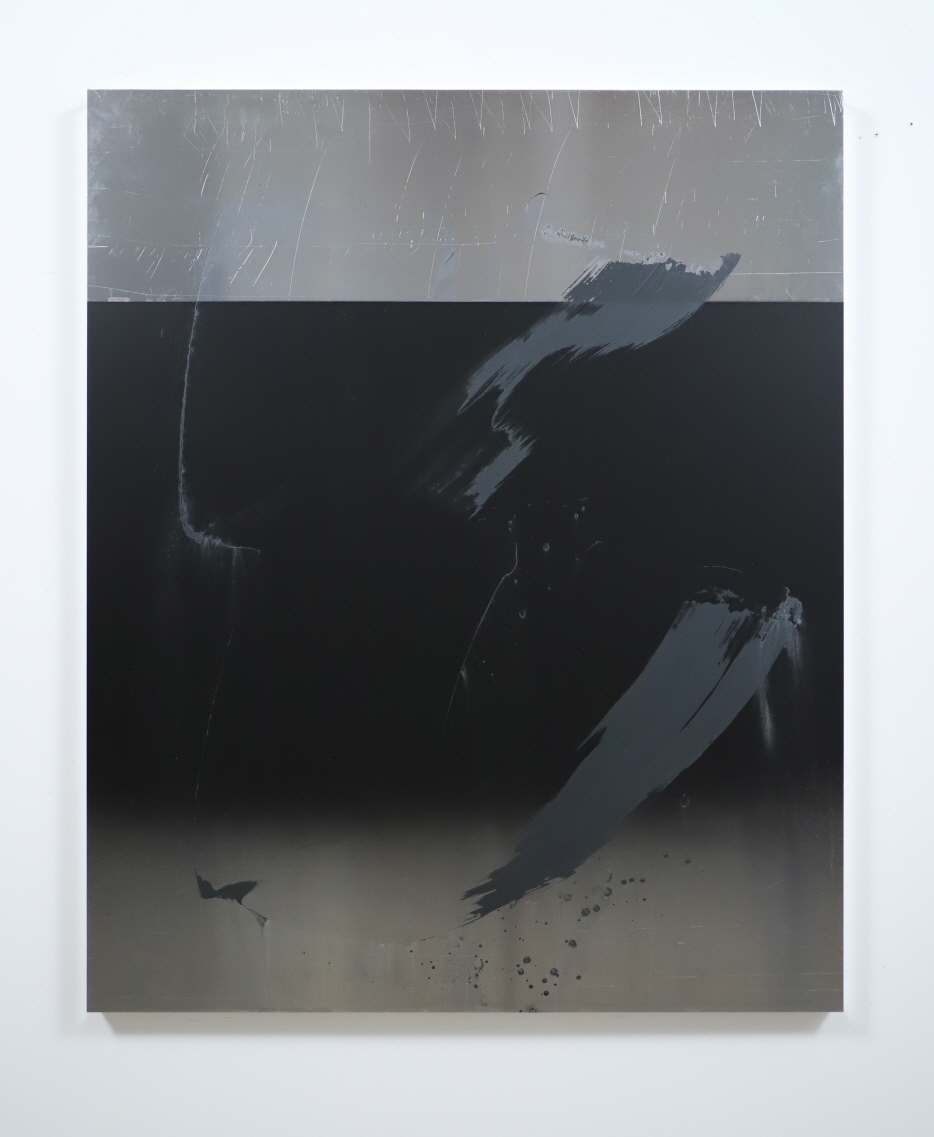 Nathan Hylden, Untitled, 2018, Acrylic on aluminum, 104x85.7cm