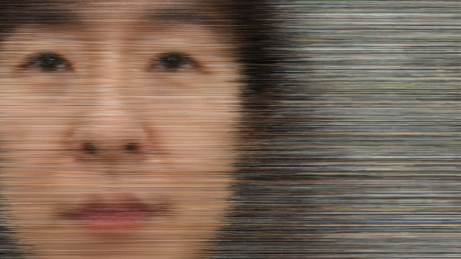 백주미, 173개의 자화상, 2016, 디지털프린트, 40.5x72cm