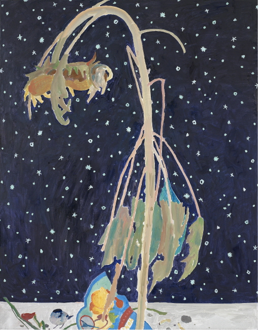 I Will Show You the Stars – Sunflower, 2019, Oil on canvas, 116x91cm