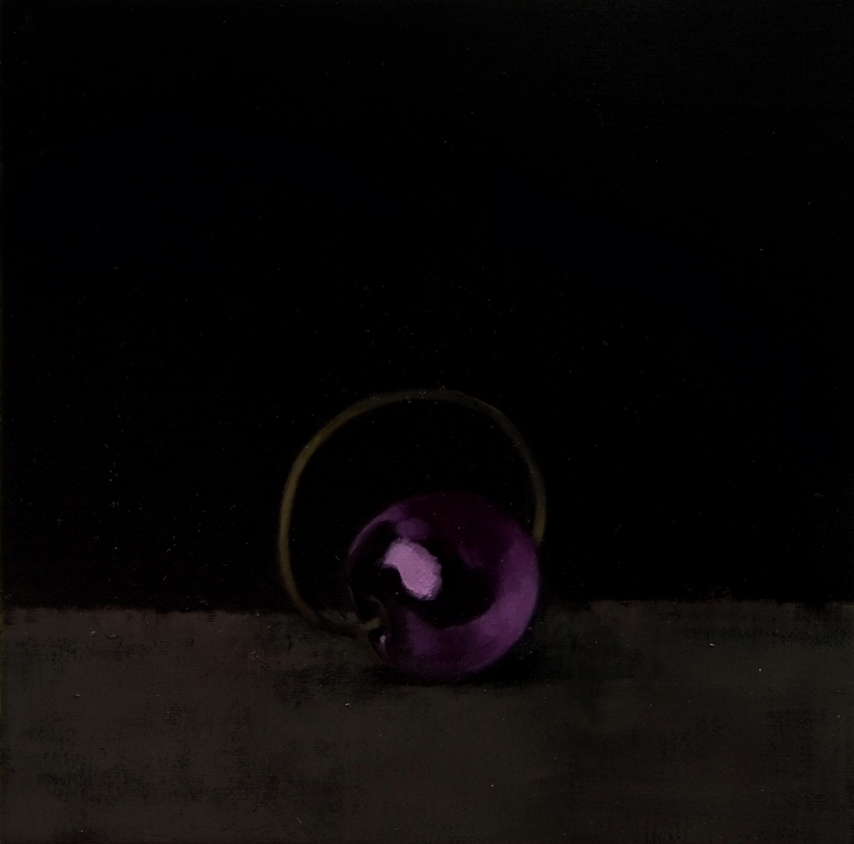 A Dry Cough, 2020, Oil on canvas, 24.5x24.5cm