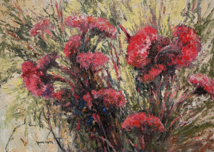 Cockscomb, 2014, Oil on canvas, 65.2x91cm