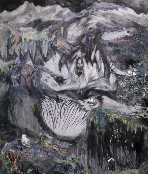 Cascade of Remains, 2020, Animated video, Continuous loop (Still image_1)