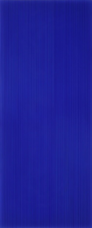 KIM Hyunsik, Who Likes Blue?, 2017, Acrylic on epoxy resin, aluminum frame, 151x62x7cm