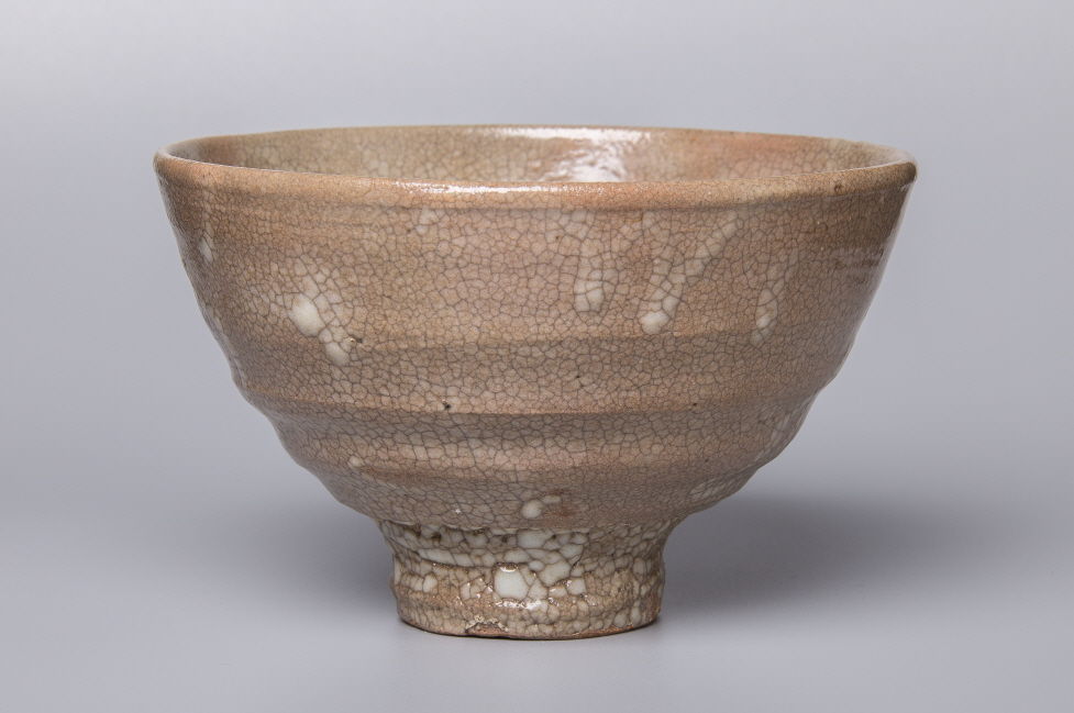 Tea Bowl (Oido type), 2018, Stone ware, wheel throwing, wood firing, 15x15.3x9.3(h)cm, Bottom 5.3(d)cm, Weight 395g
