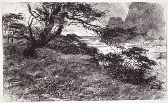 Kalinino, 1969, Etching, 50.8×84.2cm