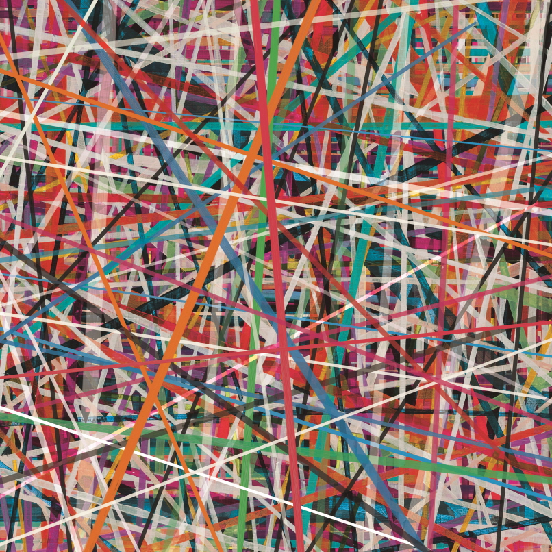 이상은, Weaving Time 201634, 2016, Lenticular, 50X50cm
