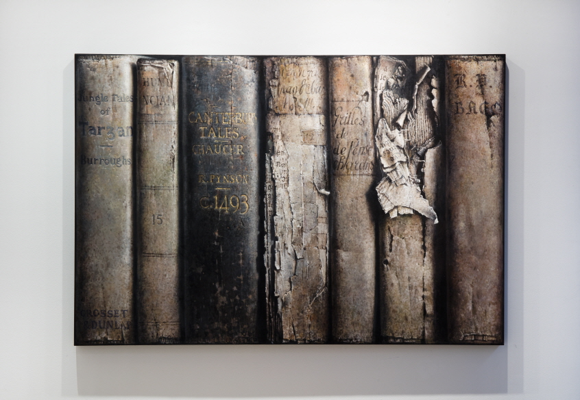 Hardbacks, 2017, Oil on canvas, 130.5x194cm