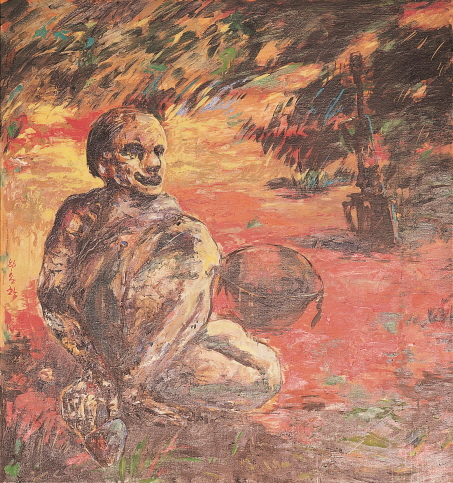In the Field, 1986, Oil on canvas, 127x116cm