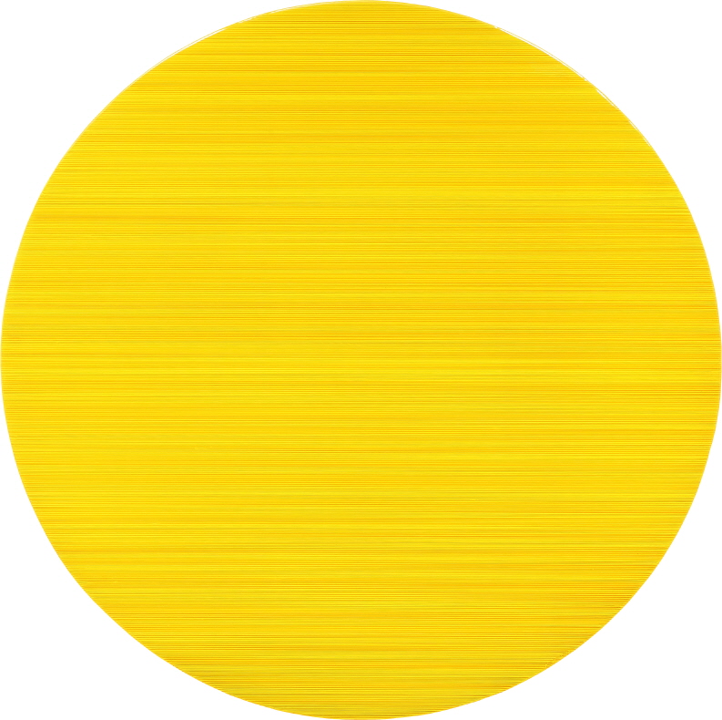 Who Likes Yellow?, 2017, Acrylic on epoxy resin, aluminum frame, 91(d)x7cm
