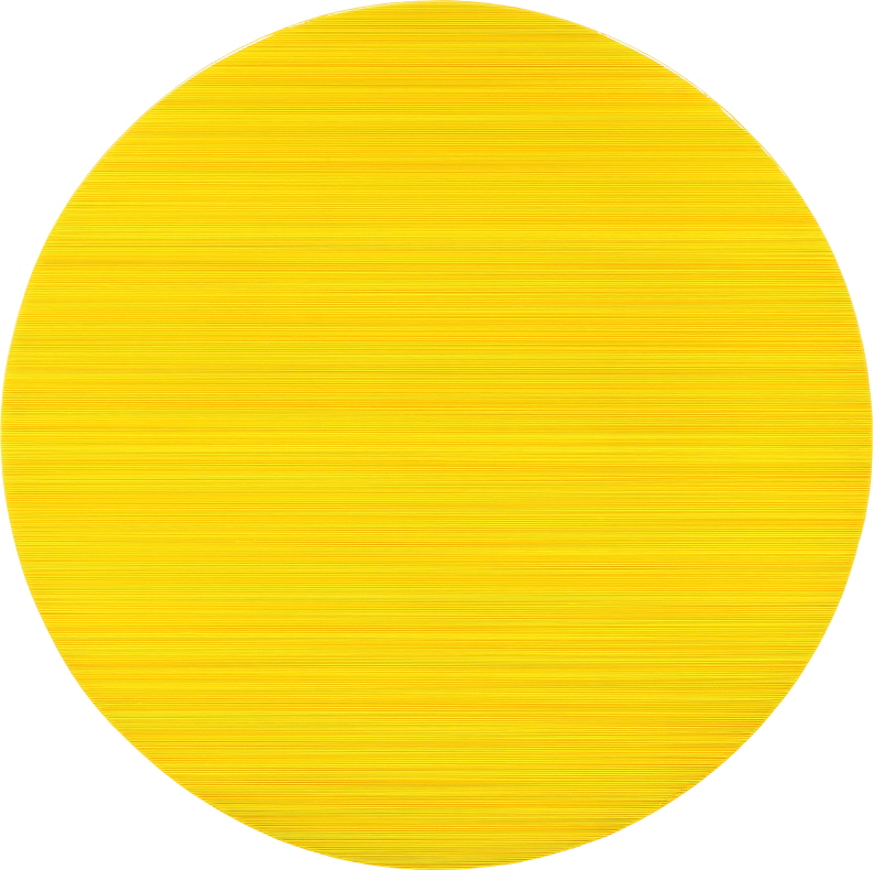 Who Likes Yellow?, 2017, Acrylic on epoxy resin, aluminum frame, 91(d)x7cm