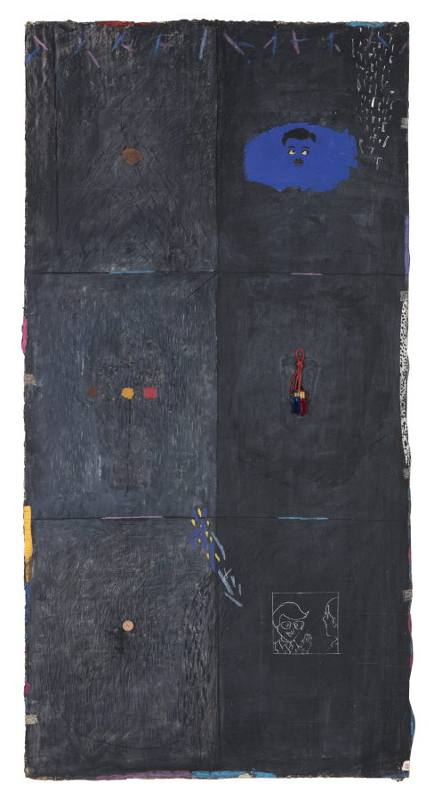 Untitled, 1988, Mixed media, 176x89cm