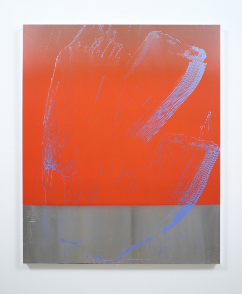 Nathan Hylden, Untitled, 2018, Acrylic on aluminum, 104x85.7cm