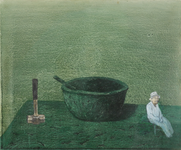 30 Years of Pork Rice Soup, 2006, Acrylic, oil on canvas, 59.5x72.5cm