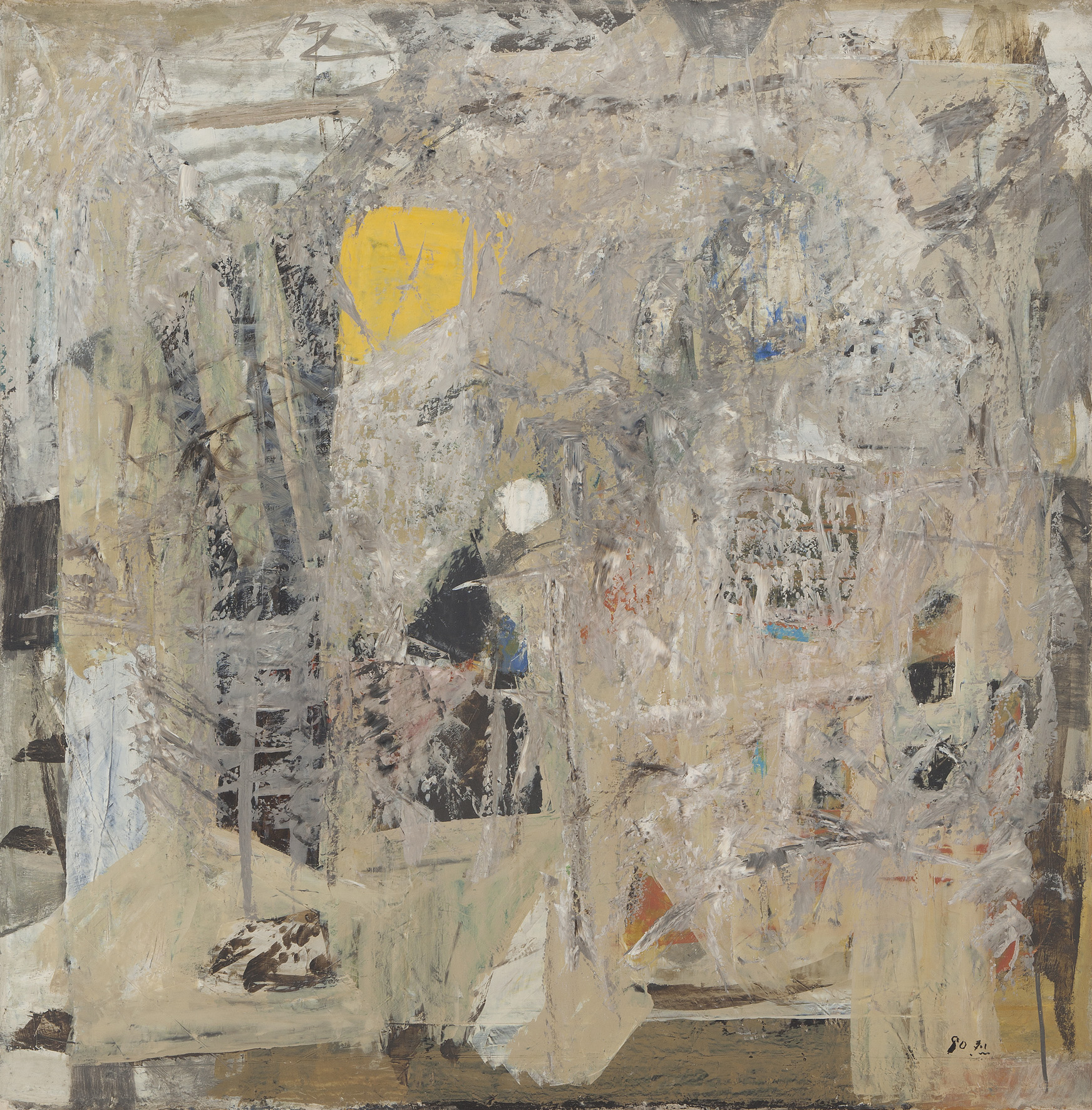 Untitled, 1980, Mixed Media, 115x115cm