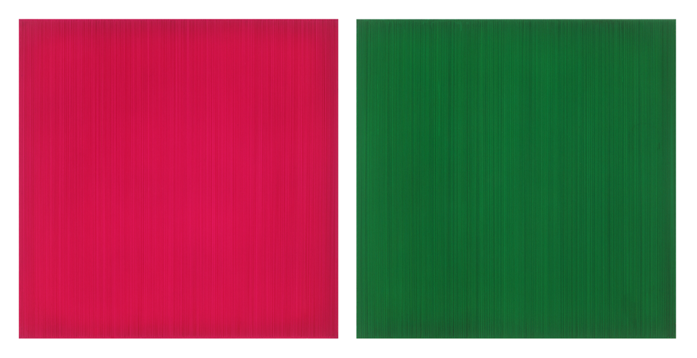 Who likes K magenta, green？, 2016, Epoxy resin, acrylic color, wooden frame, 72.5x72.5x8cm.jpg