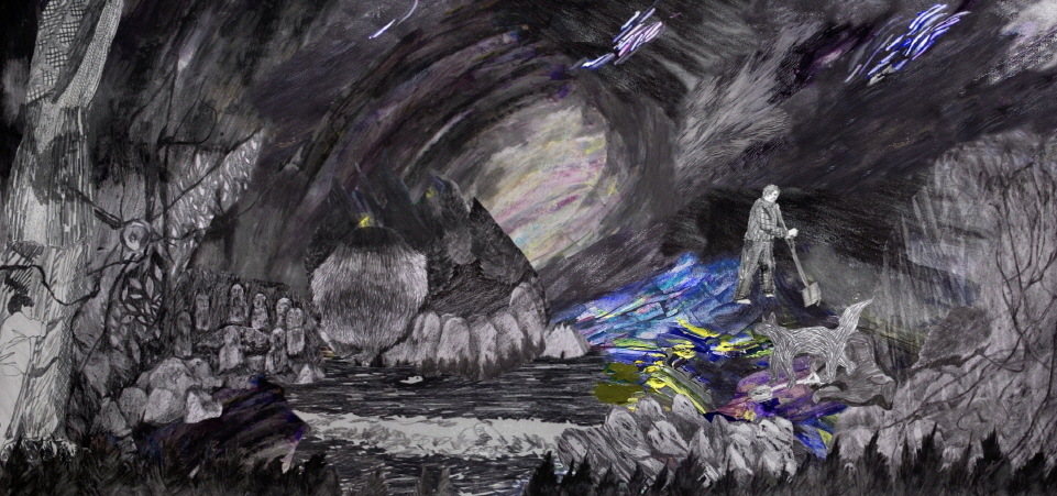 Concealed Mountain, 2020, Animated video, Continuous loop (Still image_2)