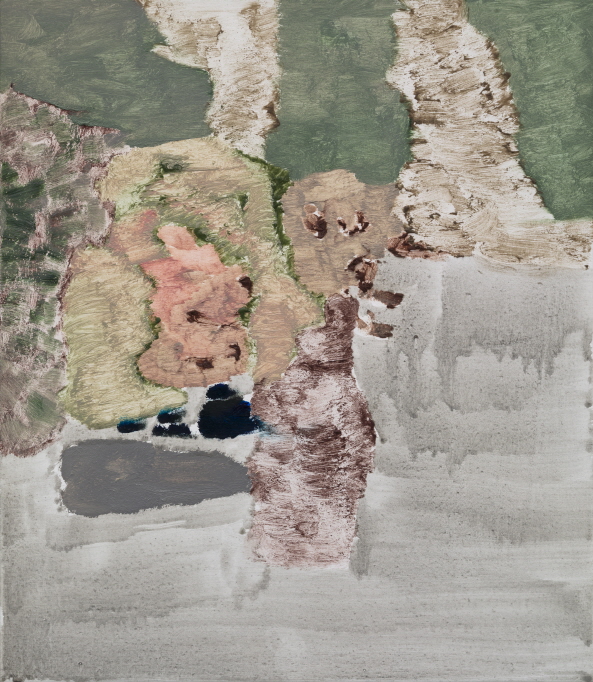 Ephemeral #10, 2019, Oil and egg-oil tempera on panel mounted canvas, 38x33cm