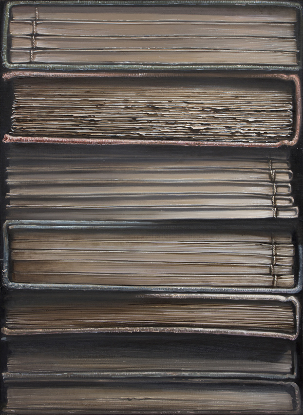 Hardbacks#6, 2015, Oil on canvas, 91x65cm