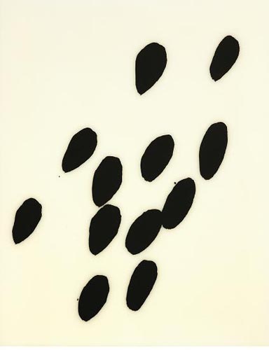 LEE Bae Untitled 2005 Acrylic medium, Black charcoal on canvas 162x130cm