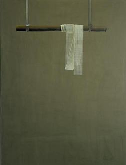 SONG Hyunsook 21 brushstrokes 2004 Tempera on canvas 200x150cm